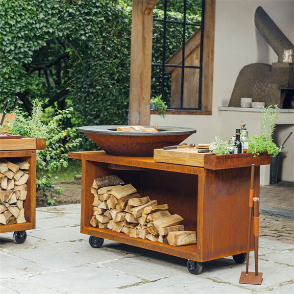 Diy Corten Steel Charcoal Grill Commentaire